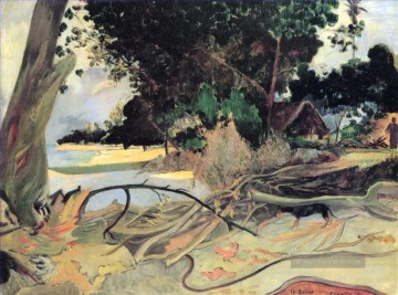 Der Hibiskusbaum Paul Gauguin Ölgemälde